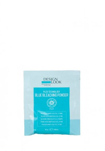 Polvo decolorante Design look Azul Plex 8 Tonos Sobre 40g