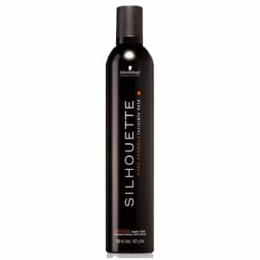 Espuma silhouette schwarzkopf negra-200 ml-Fijación Fuerte